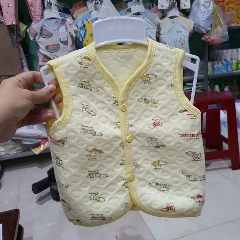Áo ghile Chần Bông cho Bé 3kg- 14kg