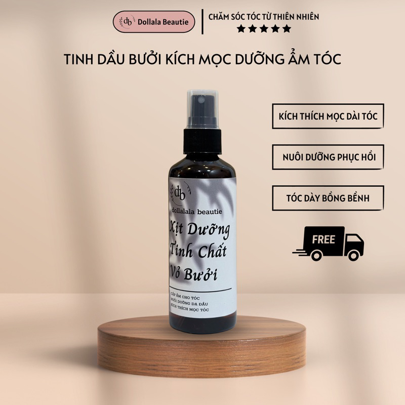 Xịt Tóc Tinh Dầu Bưởi- Tinh Chất Bưởi Kích Mọc Tóc, Giảm Rụng Tóc Dollala Beautie
