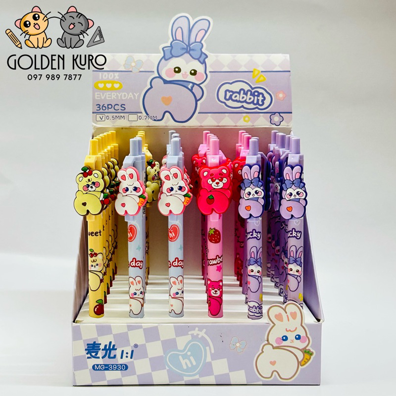 Bút chì bấm hình gấu dâu Lotso - Thỏ dễ thương