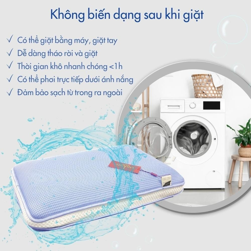 Gối massage 6D làm mát đa tầng Multi Layer Cooling 6D Massage 60x40x10cm