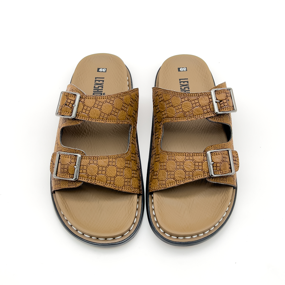 Dép Da Nam SPLD thương hiệu Lex Shoes