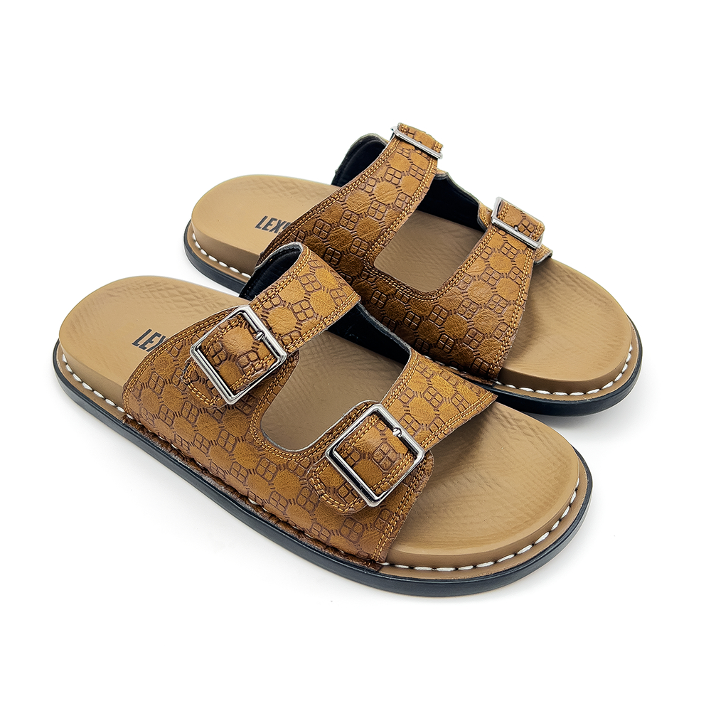 Dép Da Nam SPLD thương hiệu Lex Shoes