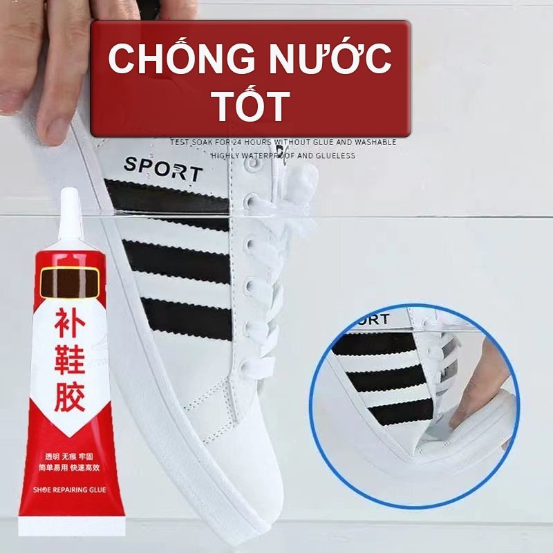 Keo dán giày thể thao, keo dán đa năng, keo dán giày dép siêu chắc trong suốt 45ml