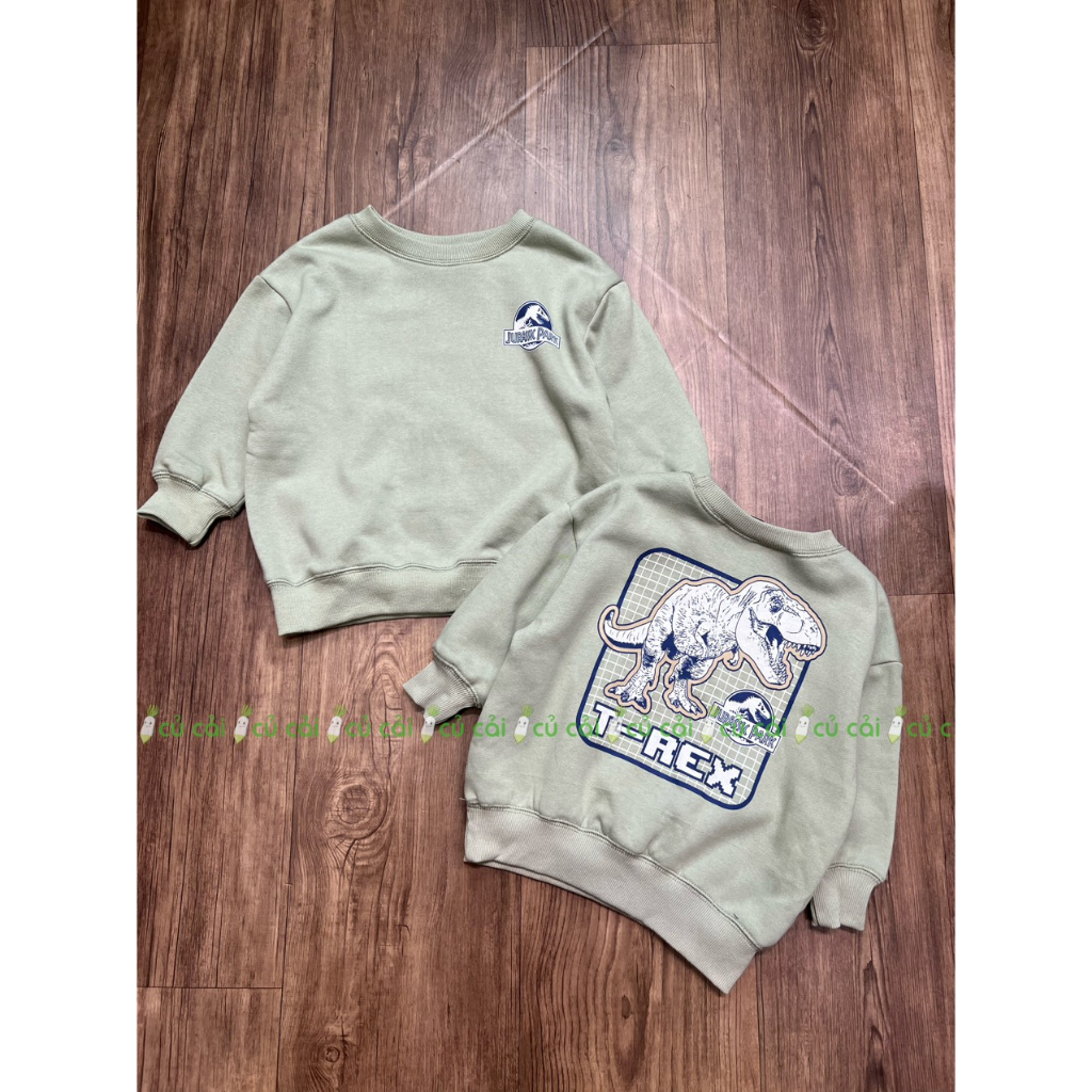 AD2318 Áo nỉ bông/da cá BT Jurassic World(10-32kg)