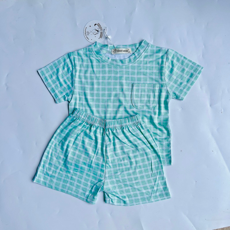 Set bộ thun lạnh tay ngắn quần ngắn cho bé 5-18kg