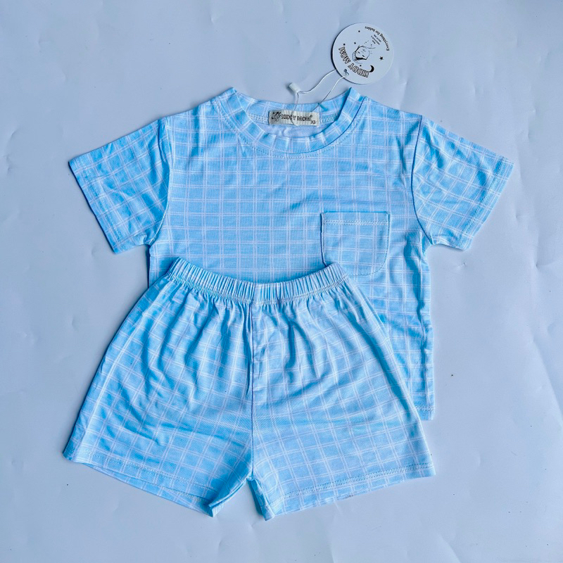 Set bộ thun lạnh tay ngắn quần ngắn cho bé 5-18kg