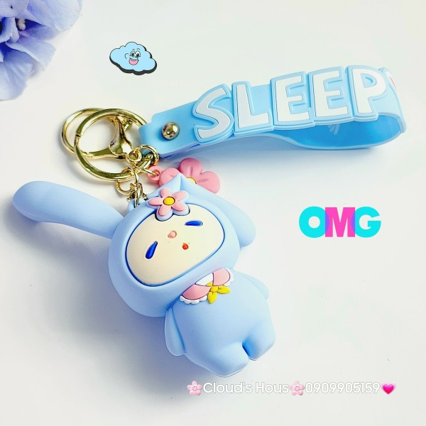 Móc khóa Tai thỏ Sleep