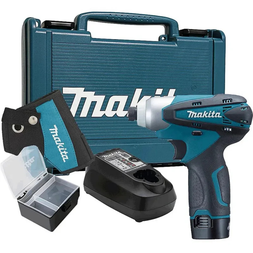 Máy vặn vít dùng pin Makita TD090DWE (Sạc(DC10WA), 2 pin 1.3Ah(BL1013))