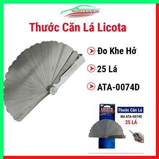Thước căn lá Licota đo khe hở 25 lá ATA-0074D