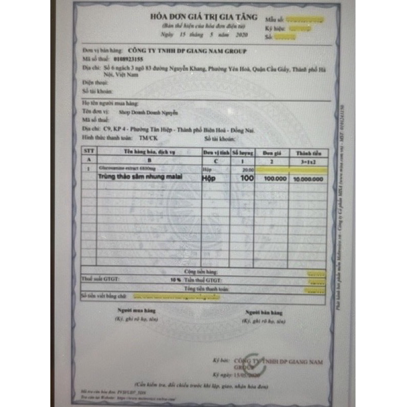 Trùng thảo sâm nhung-malaisya