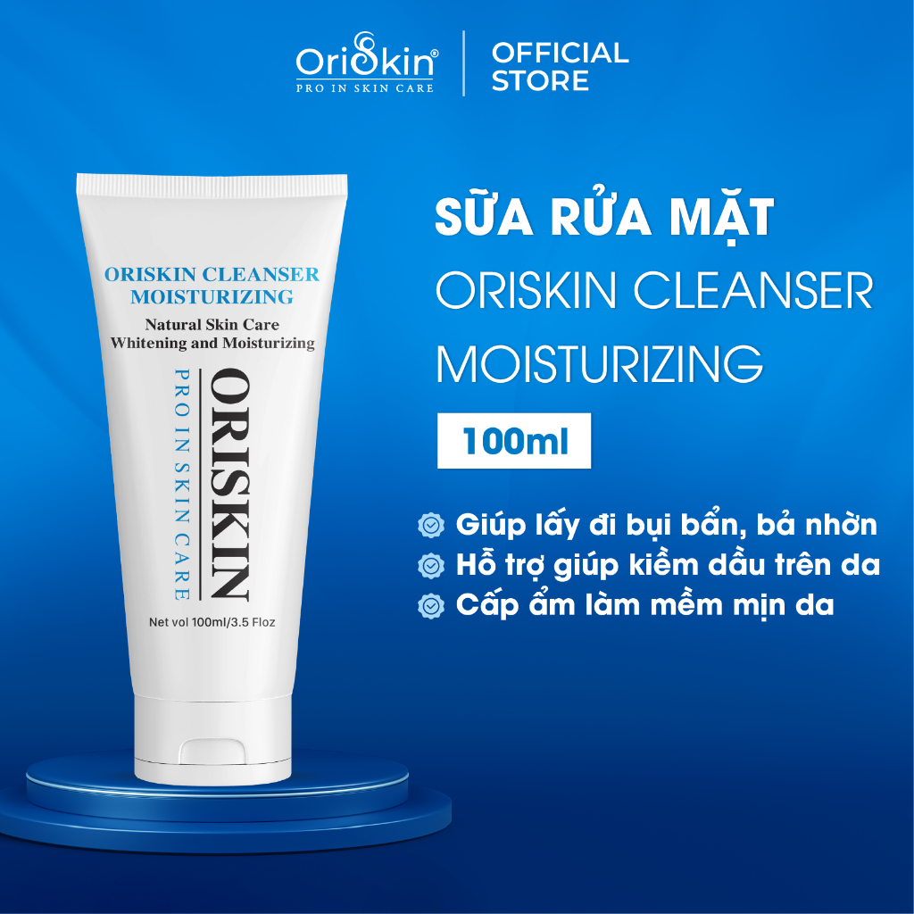 Sữa Rửa Mặt Trắng Da Oriskin Cleanser Moisturizing 100ml