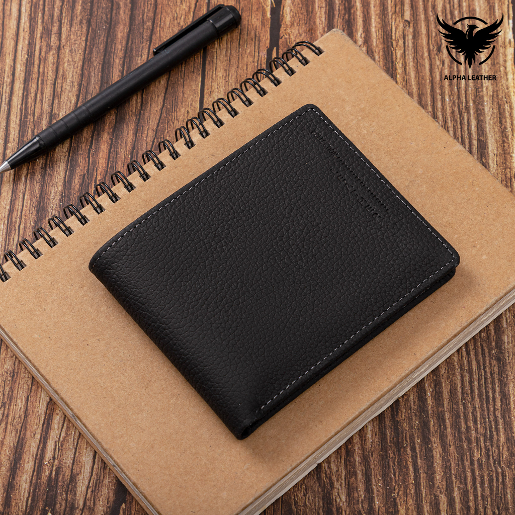 Ví Nam Full Da Bò Sáp Cao Cấp - Bóp Ví Da Phong Cách Bụi MEXICO Nằm Ngang - Ví Da AlphaLeather 08