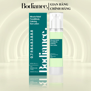 Kem Chống Nắng Face & Body Phổ Rộng SPF50+ PA++++ Bodiance Calming Sun Lotion Chiết - Làm Dịu, Cấp Ẩm, Bảo Vệ Toàn Thân