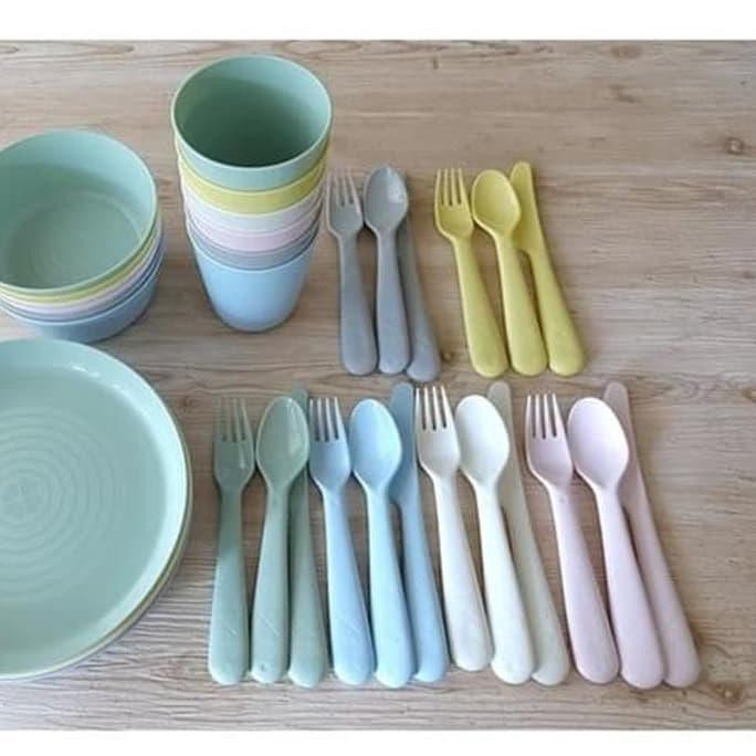 Muỗng dĩa nhựa IKEA KALAS ❤️FREE BPA❤️An Toàn Chính Hãng