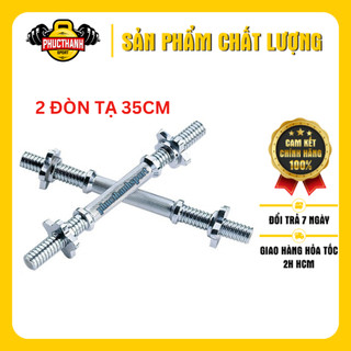Bộ 2 đòn tạ tay 35cm Reefit, đòn tập tay, đòn tạ tập cơ tay (gồm 2 đòn) (PHUCTHANHSPORT)