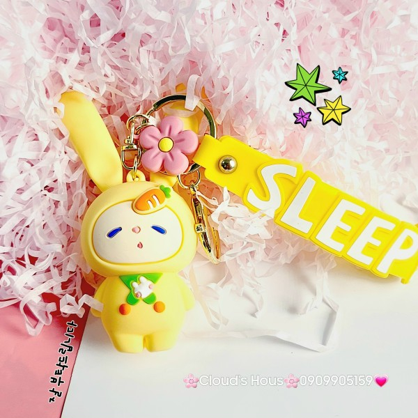 Móc khóa Tai thỏ Sleep