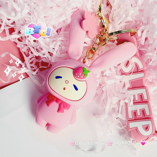 Móc khóa Tai thỏ Sleep