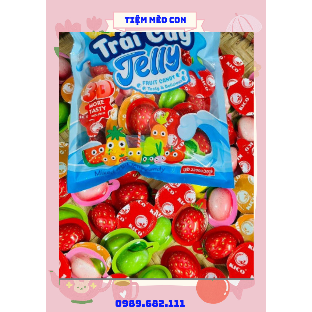 350G Thạch Trái Cây 3D Jelly Kico