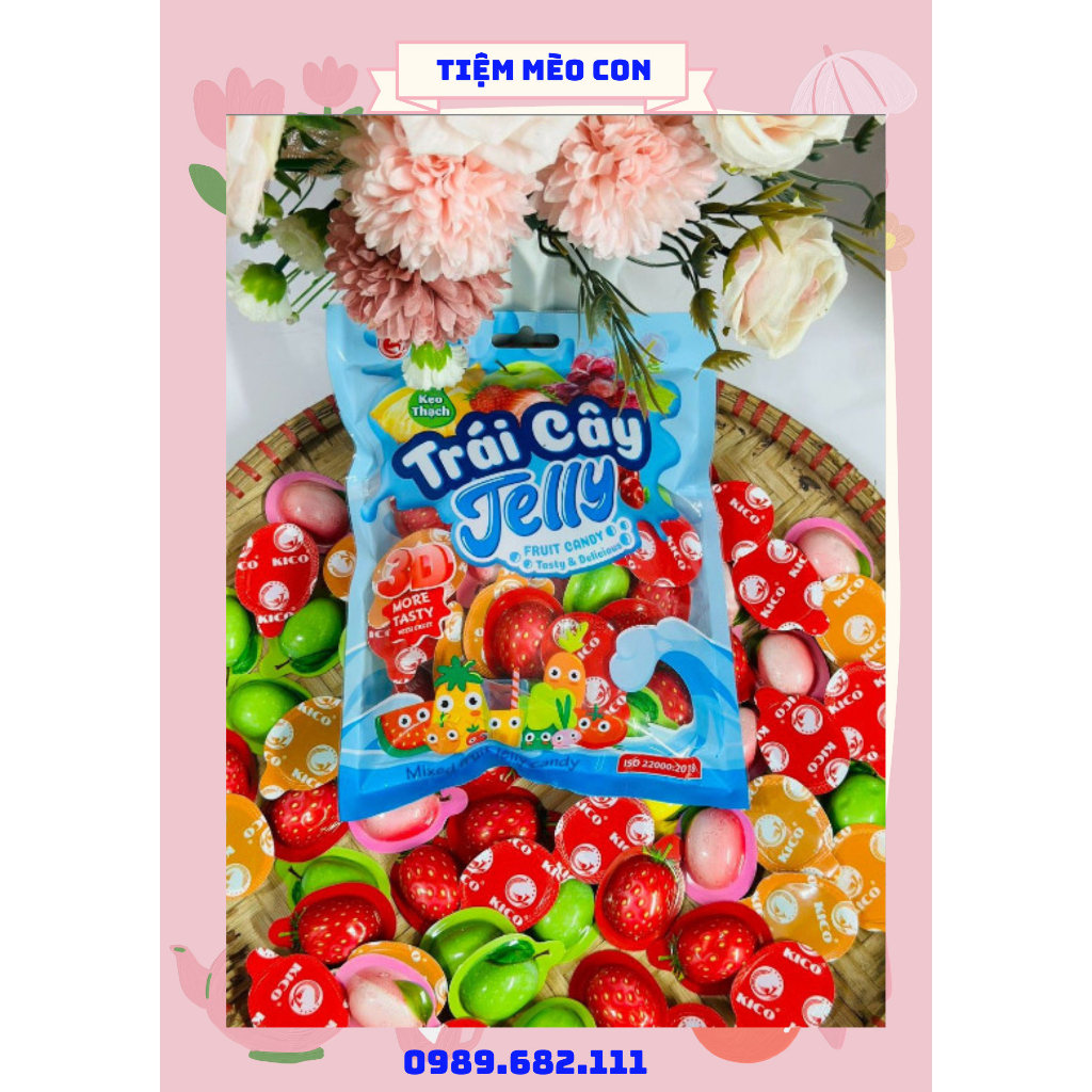 350G Thạch Trái Cây 3D Jelly Kico