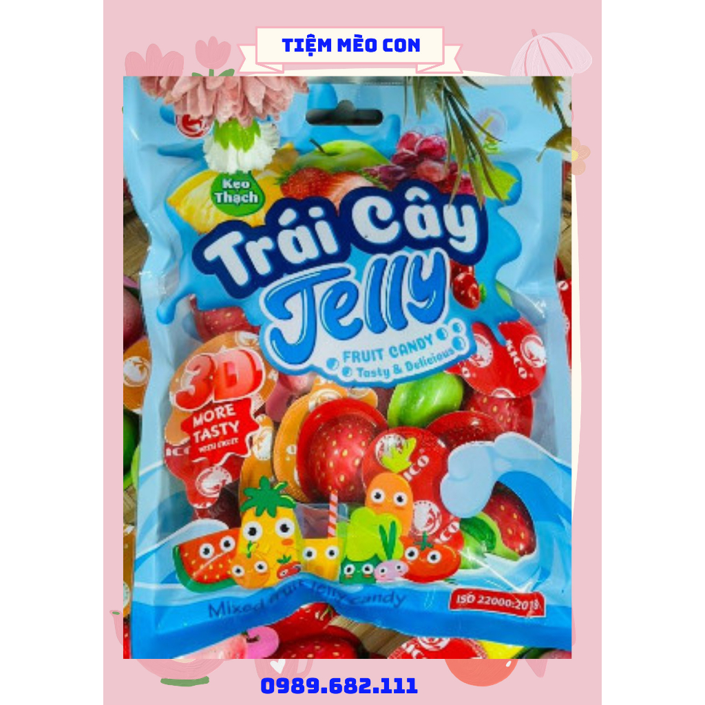 350G Thạch Trái Cây 3D Jelly Kico