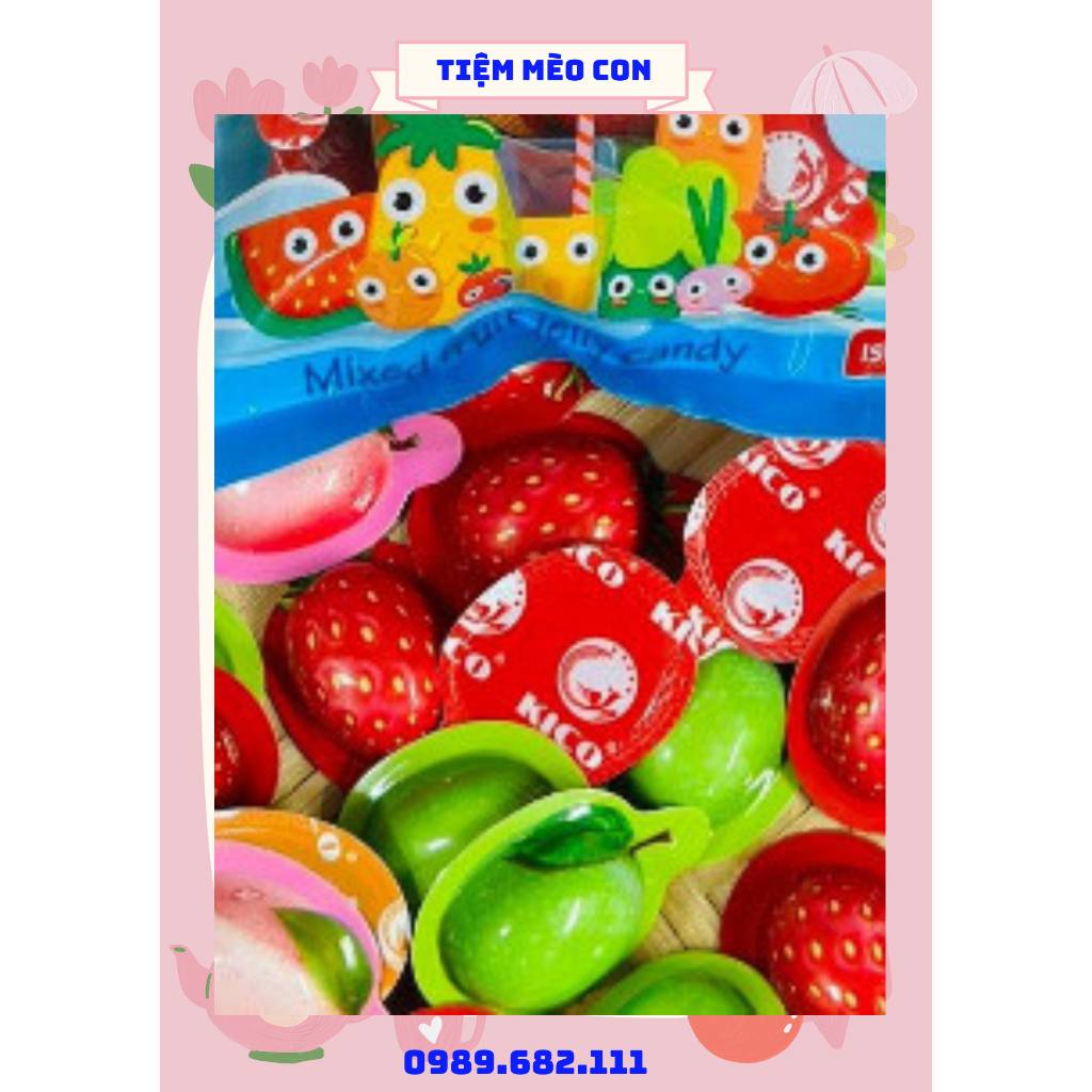 350G Thạch Trái Cây 3D Jelly Kico
