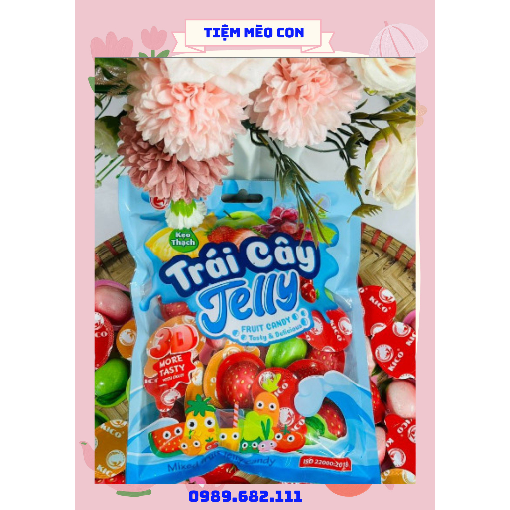 350G Thạch Trái Cây 3D Jelly Kico