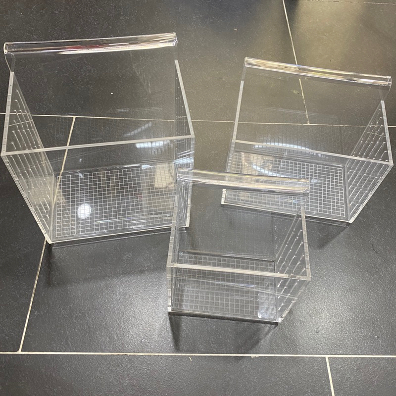 Lồng mica dưỡng cá tép