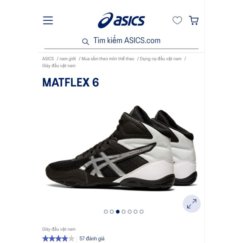 Giày boxing Asics chính hãng