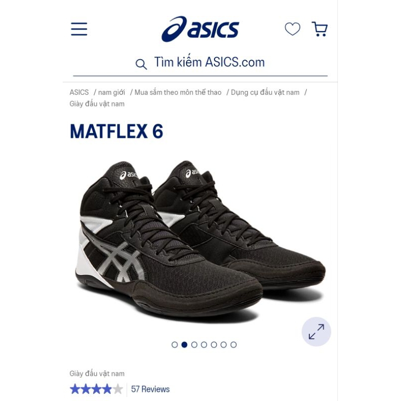Giày boxing Asics chính hãng