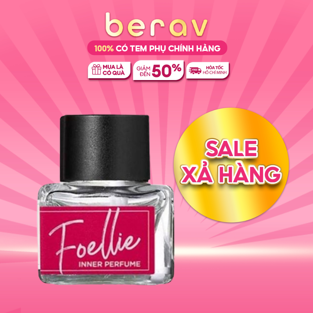 Nước Hoa Vùng Kín hương Phấn Baby Foellie Perfume 5ml - Bébé (chai màu đỏ)