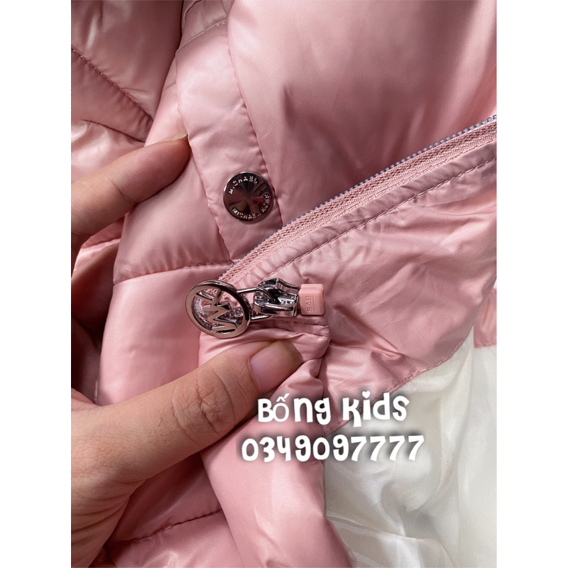Áo Parka Bé Gái Basic Hồng MK