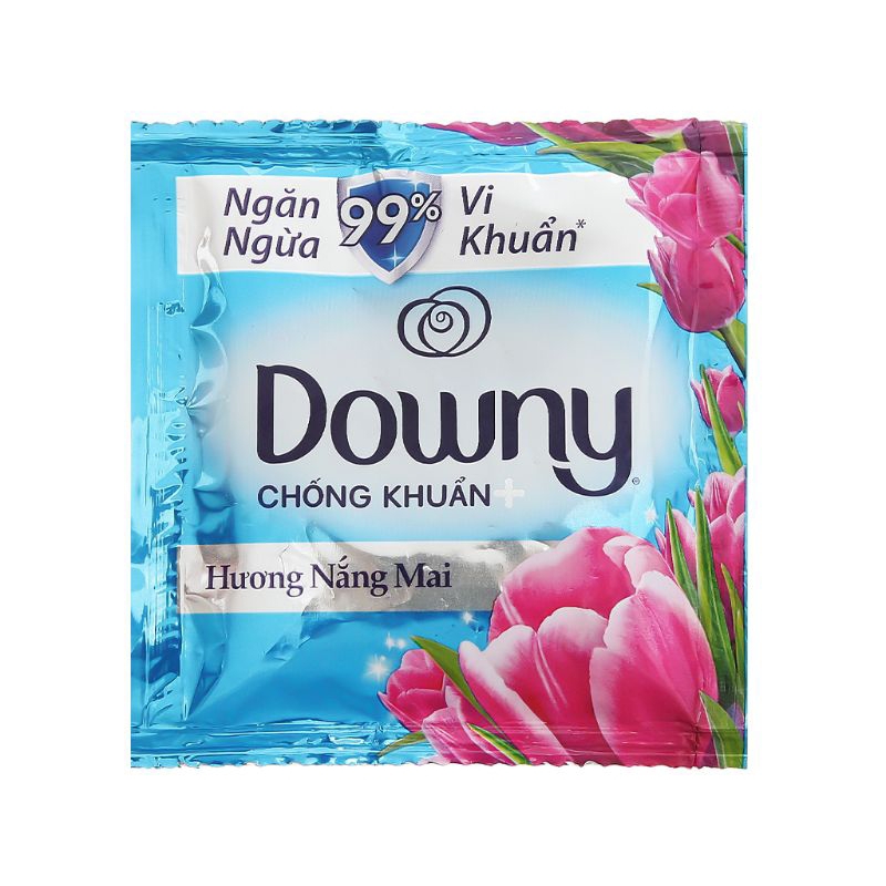Dây 10 gói nước xả vải Downy nhiều hương