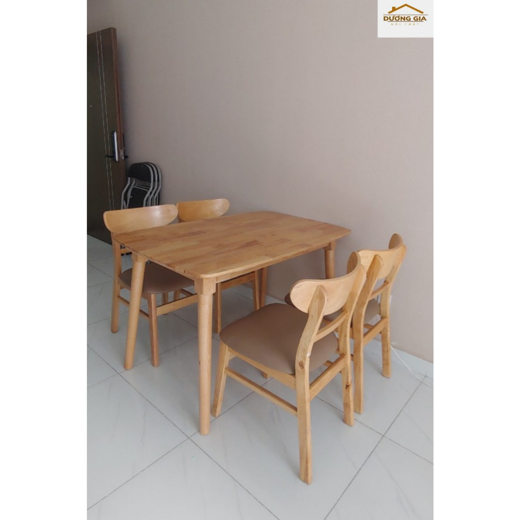 Bộ bàn ăn, 4 ghế, bàn ăn gia đình Miễn phí ship