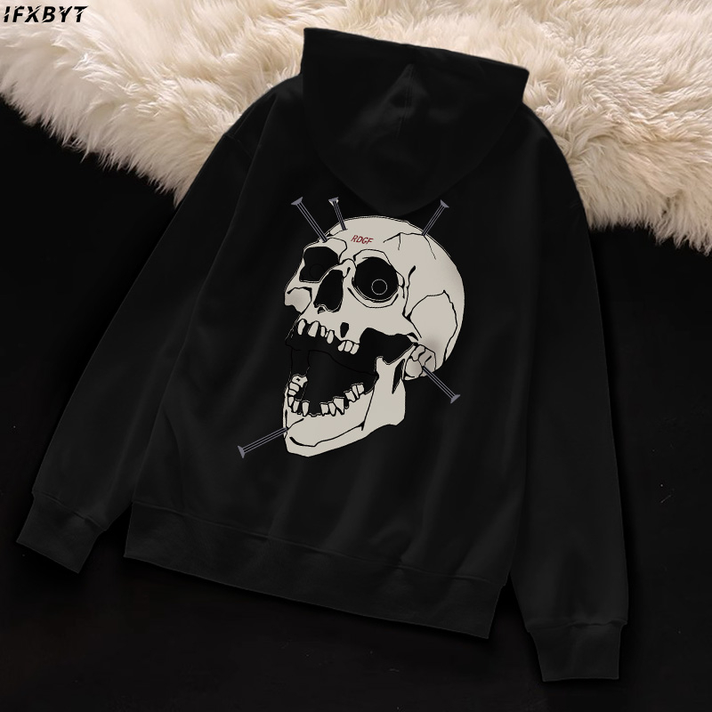 Áo Hoodie Cotton IFXBYT boy phố vintage thời trang in hình unisex 100% cotton-N0014