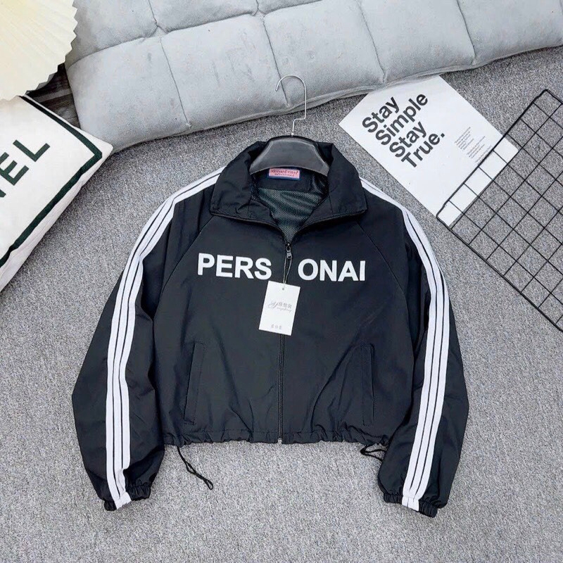 Hàng mới Áo khoác gió croptop form rộng siêu cá tính