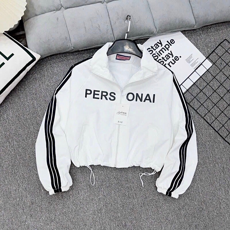 Hàng mới Áo khoác gió croptop form rộng siêu cá tính