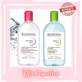 Nước tẩy trang bioderma 500ml 100ml