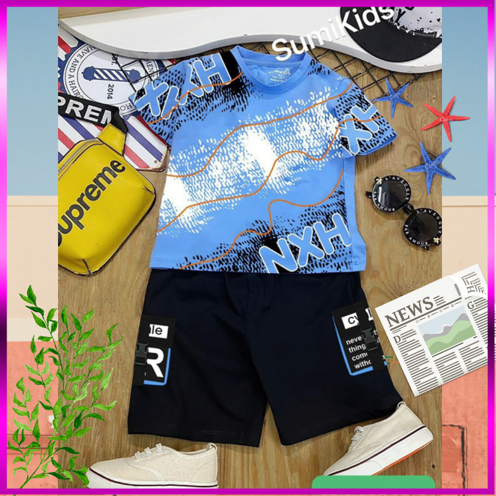 Đồ Bộ Bé Trai Size Đại 27kg-60kg Chất Cotton Co Giãn 4 Chiều Mềm Mịn Siêu Mát.1669.70