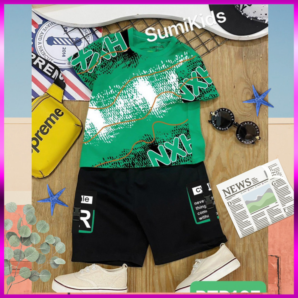 Đồ Bộ Bé Trai Size Đại 27kg-60kg Chất Cotton Co Giãn 4 Chiều Mềm Mịn Siêu Mát.1669.70