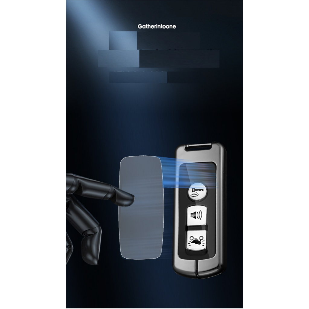 Ốp Chìa Khóa hợp kim cao cấp Xe Máy Honda SH, SH Mode PCX 3 nút mới