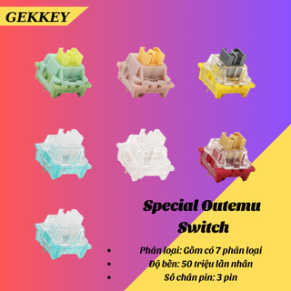 Switch silent V2 | Outemu Phiên Bản Đặc Biệt|Linear|Clicky|Tactile.