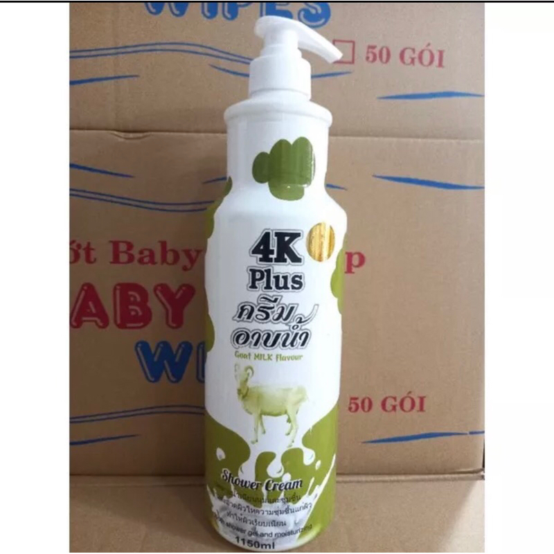 Sửa tắm Dê 4k  siêu thơm Hàng thái lan chai 1200ml