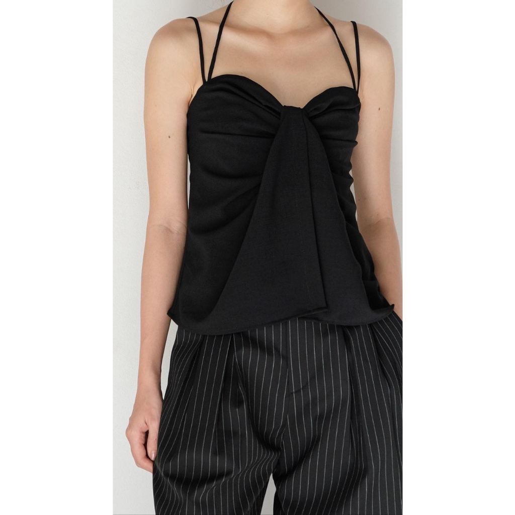ASPIRIN BUSTIER BOWTIE CAMI - Áo 2 dây cúp ngực