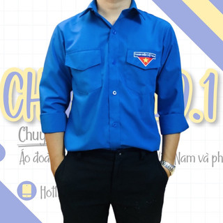 Áo sơ mi đoàn ngoại cỡ cho người to 85-95kg.