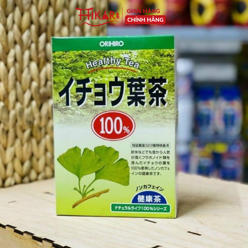 Trà Ginkgo Biloba bổ não hỗ trợ trí nhớ Orihiro - 26 gói