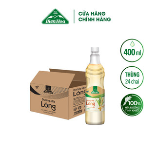 Thùng 24 chai đường lỏng biên hòa 400ml/chai