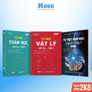 Sách Toán Lý Hoá lớp 10 chương trình mới học kì 1 bản mới nhất 2022 moonbook