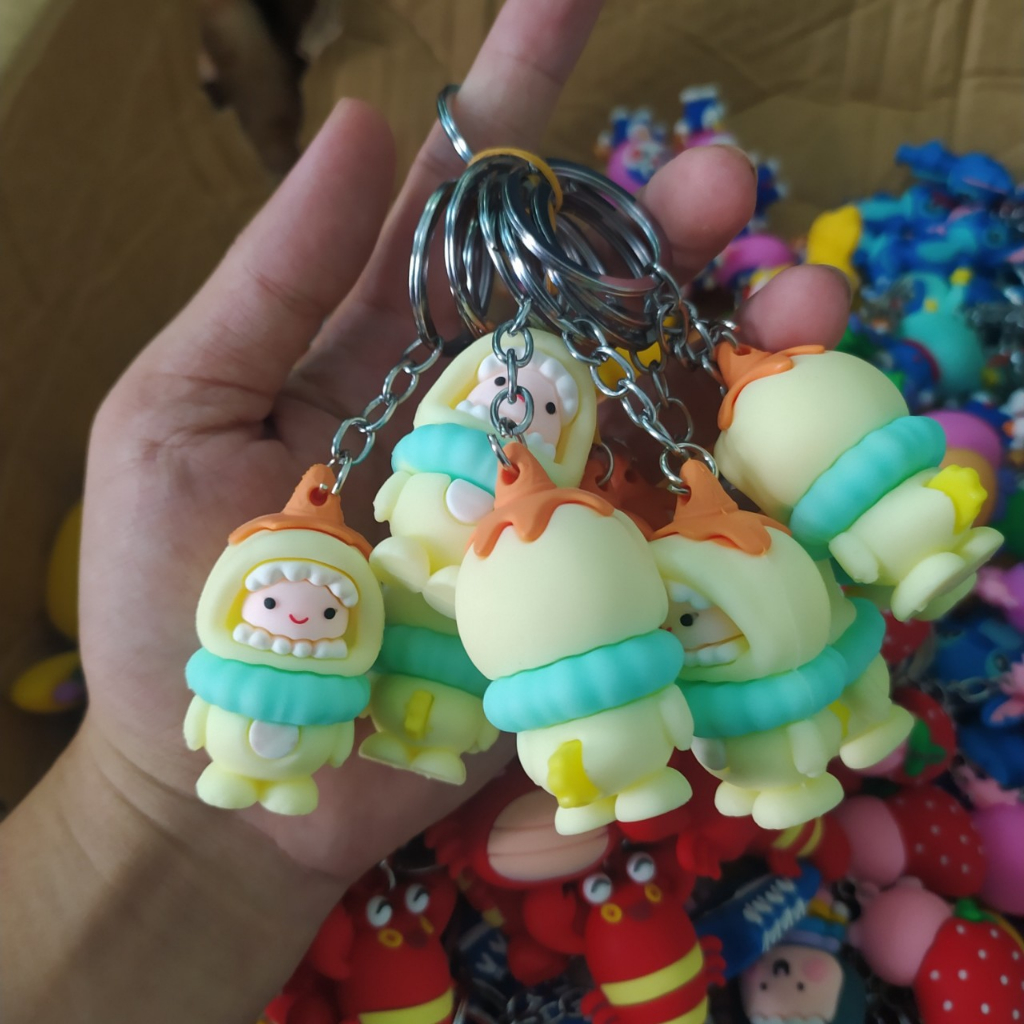 Móc khóa nhiều hình dễ thương