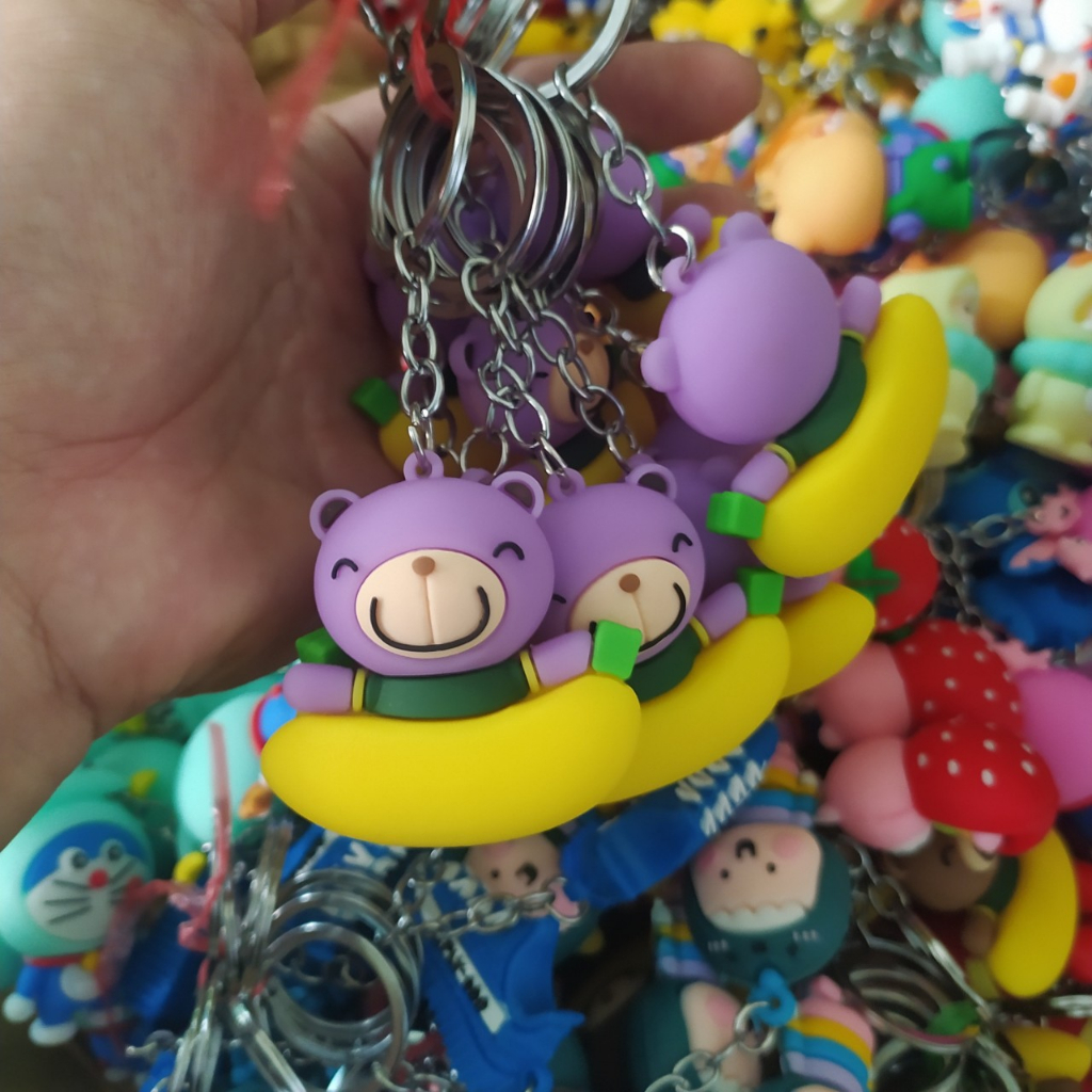 Móc khóa nhiều hình dễ thương