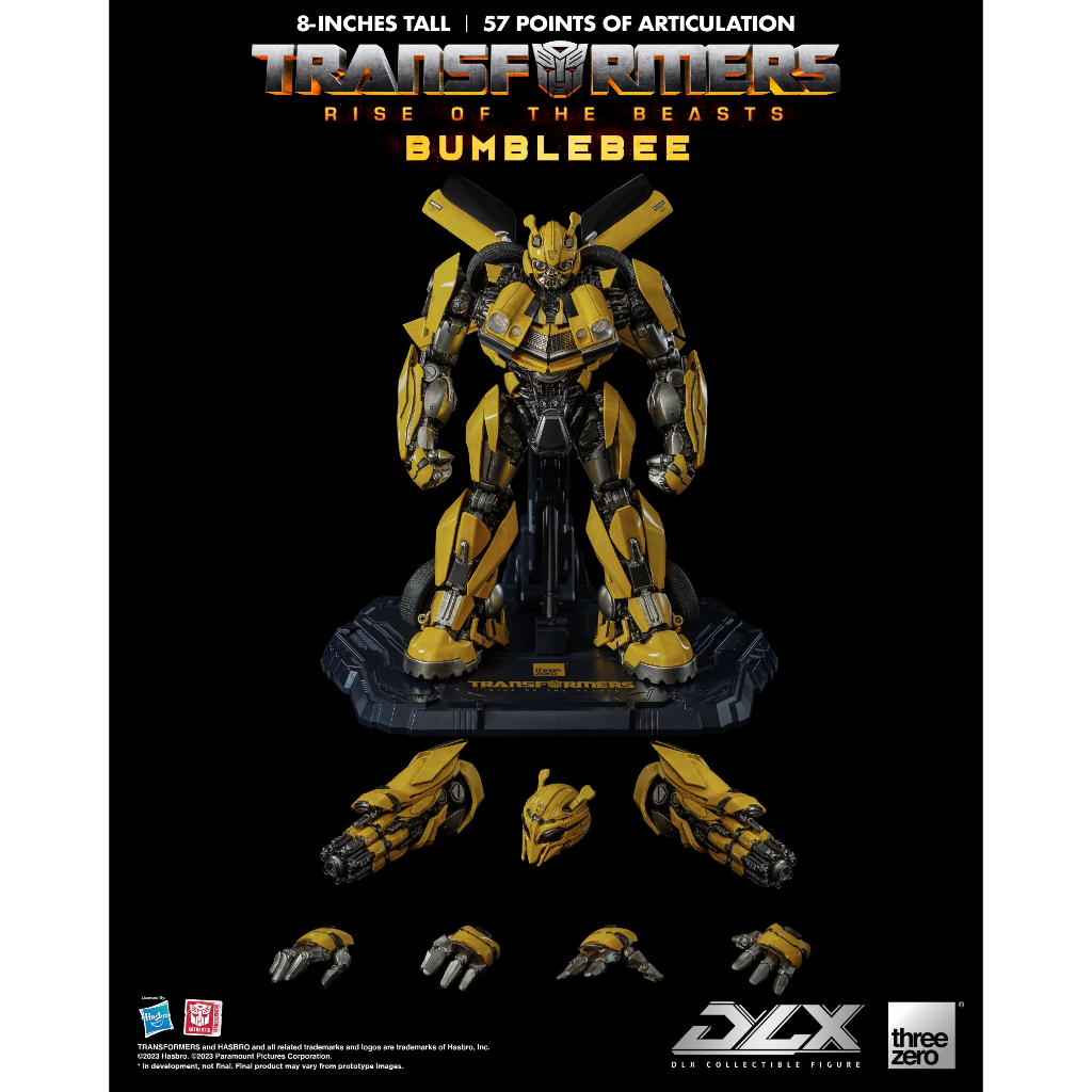 Mô hình Threezero Transformers: Rise of the Beasts DLX Bumblebee - Q4/2023